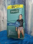 Depend Fresh Protection Incontinence Underwear For Men, S/m - 32 Count. Fixed Price $22.95.