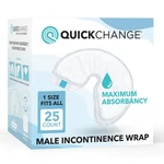 Quickchange Men Overnight Incontinence Wrap Pad 25CT Max Absorbency. Fixed Price $82.21.