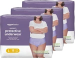 Amazon Basics Incontinence & Postpartum Underwear For Women Large 54 Count. Fixed Price $29.99.
