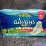 Always Maxi Pads Super Long Flexi Wings 8HR Leakguard Protection 32 Count. Fixed Price $13.88.