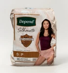 New Depend Silhouette 16CT Women's 4-IN-1 Max Absorb Pink Underwear Size Small. Fixed Price $19.99.
