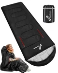Sportneer Sleeping Bag - Wearable For Adults & Kids With Arm Zipper Holes Col. Fixed Price $157.24.