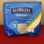 Medline Fitright Extra Adult Underwear Size Large 20 Pack. Fixed Price $7.50.