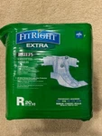New Medline Fit Right Extra Adult Briefs Pack Of 20 Size Regular Unisex 40-50. Fixed Price $11.99.