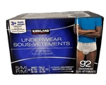 Kirkland Mens Underwear S/m 26IN-37IN, 92 Ct Adult Diapers Max Absorbency New. Fixed Price $37.97.