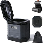Camping Toilet For Adults - Portable Folding With Lid,travel Pot. Fixed Price $55.99.