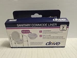 Drive Medical Super Absorbent Sanitary Commode Pail (1 Pack W/ 7 Liners). Fixed Price $12.00.