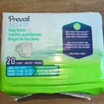 Prevail Nufit Daily Underwear Large - Extra Absorbency, 20PCS. Fixed Price $16.00.