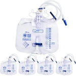 5 Pack 2000ML Urine Drainage Bag With 48" Tube, Leak Proof Anti Reflux C.... Fixed Price $55.44.