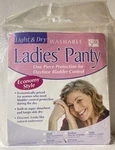 Salk Light & Dry Washable Ladies Panty White Size-xxl (waist 37 -40 ) Usa. Fixed Price $10.00.
