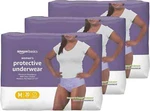 Amazon Basics Incontinence Underwear For Women, Protective, Disposable, Postpart. Fixed Price $48.95.