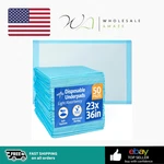 Medline Quilted Basic Disposable Blue Underpad, 23 X 36 For Incontinence. Fixed Price $24.99.
