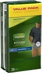 Depend Fit-flex Incontinence Underwear For Men, Maximum Absorbency,. Fixed Price $77.97.