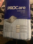 Procare Underpads 21" X 34" Blue Bed Chair Overnight Absorbent Pack Of 150CT. Fixed Price $30.00.