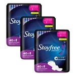 Stayfree Ultra Thin Overnight Pads 40 Count (pack Of 3), With Wings. Fixed Price $41.21.