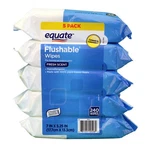 Equate Flushable Wet Wipes, Fresh Scent, 240 (5 Pack), Compare Cottonel. Fixed Price $8.99.