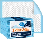 Medpride Disposable Underpads 17'' X 24'' (100-COUNT) Incontinence Pads, Bed Cov. Fixed Price $31.99.
