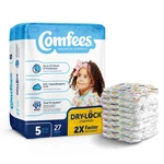Attends Comfees Premium Diapers, Unisex, Baby, Tab Closure, Size 5, Kid Design. Fixed Price $50.15.