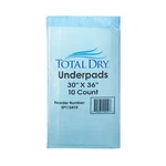 Totaldry Incontinence Underpads, Heavy Absorbency, Blue, 30 X 36 Inch. Fixed Price $59.59.
