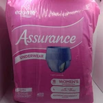 (2) 18 Ct Assurance Incontinence & Disposable Underwear For Women Adult Diaper. Fixed Price $9.85.