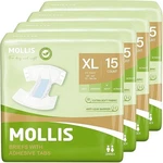 Mollis Adult Diapers Unisex Disposable Incontinence Briefs Xl 60 Count. Fixed Price $63.99.