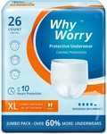 Whyworry Incontinence Underwear For Women And Men, Disposable Adult Pull. Fixed Price $74.98.