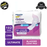 Equate Options Incontinence Pads Women Ultimate Absorbency Long 102 Count Total. Fixed Price $33.59.