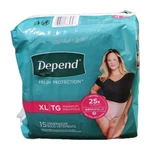 2 Packs For 1 Price Depend Women's Maxinum Absorbency Underpants Xl. Fixed Price $12.00.