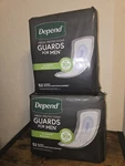 Lot (2) Depend Guards For Men, Dryshield Maximum Absorbancy, 52 Ct. Fixed Price $28.99.