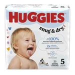 Kimberly Clark Unisex Baby Diaper Huggies Snug & Dry Size 5 Disposable Heavy Abs. Fixed Price $85.37.