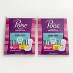 Poise Ultra Thin Incontinence Pads For Women 5 Drop Max Absorbency Long 72 Ct. Fixed Price $37.99.