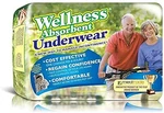 X Large Pack Of 12 Wellness Absorbent Underwear For Incontinence Protection. Fixed Price $48.39.