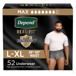Depend Real Fit Adult Mens Diapers Disposable Maximum Absorbency, L/xl, 52 Count. Fixed Price $52.88.