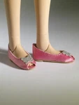 Nu Mood Flat Pink Satin Ballet Style #3 FOR16" Tonner Tyler No Box Fit Patience. Fixed Price $35.00.