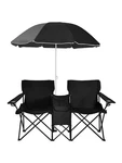 Costway Portable Folding Pinic Double Chair. Fixed Price $75.99.