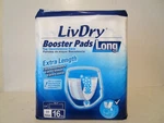 Livdry Incontinence Booster Pads Use With Diapers Women & Xtra Comfort 16 Ct. Fixed Price $32.99.
