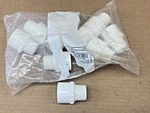 Bag Of 10 1" Pvc Male Adapter Schedule 40 Slip X Mpt 436-012 Duro. Fixed Price $5.00.