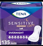 Tena Sensitive Care Overnight Incontinence Pads Nighttime Protection 135 Count. Fixed Price $74.95.