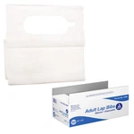 Professional Healthcare Adult Bibs 16X33 Inch Disposable Waterproof Pack 300. Fixed Price $49.49.