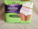 Always Discreet Underwear Maximum 360 Form Fit Size 17 Count. Fixed Price $9.25.