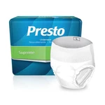 Presto Adult Classic Underwear Diaper Incontinence Supreme 12 Count Xxl. Fixed Price $6.99.