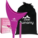 Sunany Female Urinal Portable Silicone Funnel Reusable Travel Camping Urination. Fixed Price $18.59.