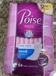(2 Packs)poise Incontinence Pads Moderate Absorbency - Long, 54 Pieces. Fixed Price $22.99.