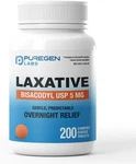 Puregen Labs Bisacodyl 5MG Tablet 200 Count Stimulant Laxative, Gentle And F. Fixed Price $28.99.