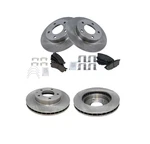 Premium Ceramic Brake Pad And Rotor Kit Fits Mazda Protege Models. Fixed Price $255.52.