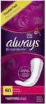 Always Dri Liners Xlong Unscntd 30 Ct (2PK). Fixed Price $28.71.