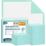 Biggmed Tear-resistant Bed Disposable Adult 48" X 36" 20 Count Underpads.... Fixed Price $38.66.