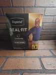 14 Count Depend S/m Discreet Men's Real Fit Underwear Maximum Absorbency. Fixed Price $15.99.