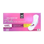 Member's Mark Total Protection Pads For Women, Maximum, Long Length, 192 Count. Fixed Price $47.99.