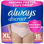 Always Discreet Adult Diapers For Women, Incontinence Underwear, Postpartum E.... Fixed Price $31.37.
